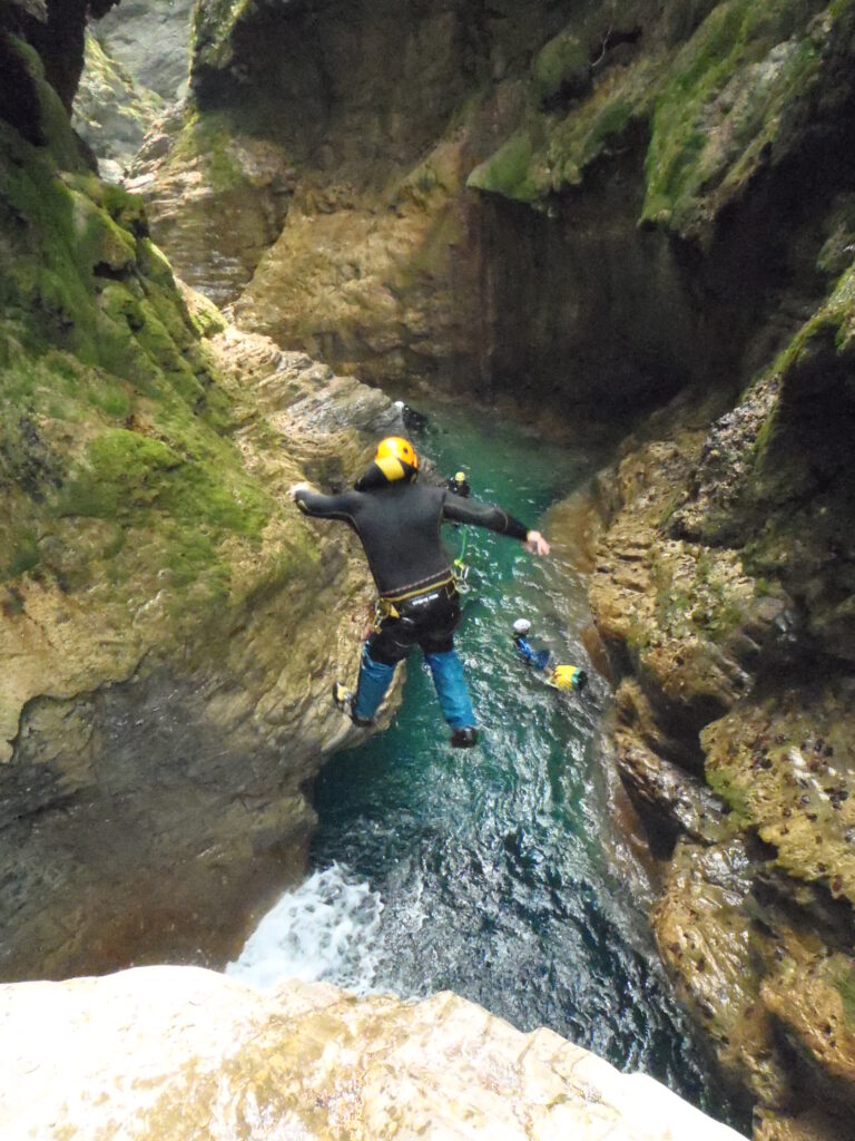canyon, canyoning, valais,marecottes, martigny, salvan