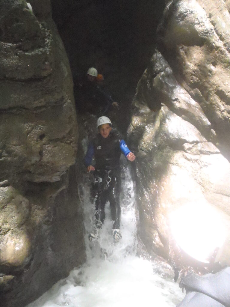 canyon, canyoning, valais,marecottes, martigny, salvan