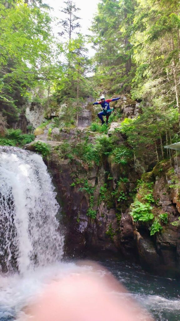 canyon, canyoning, valais,marecottes, martigny, salvan