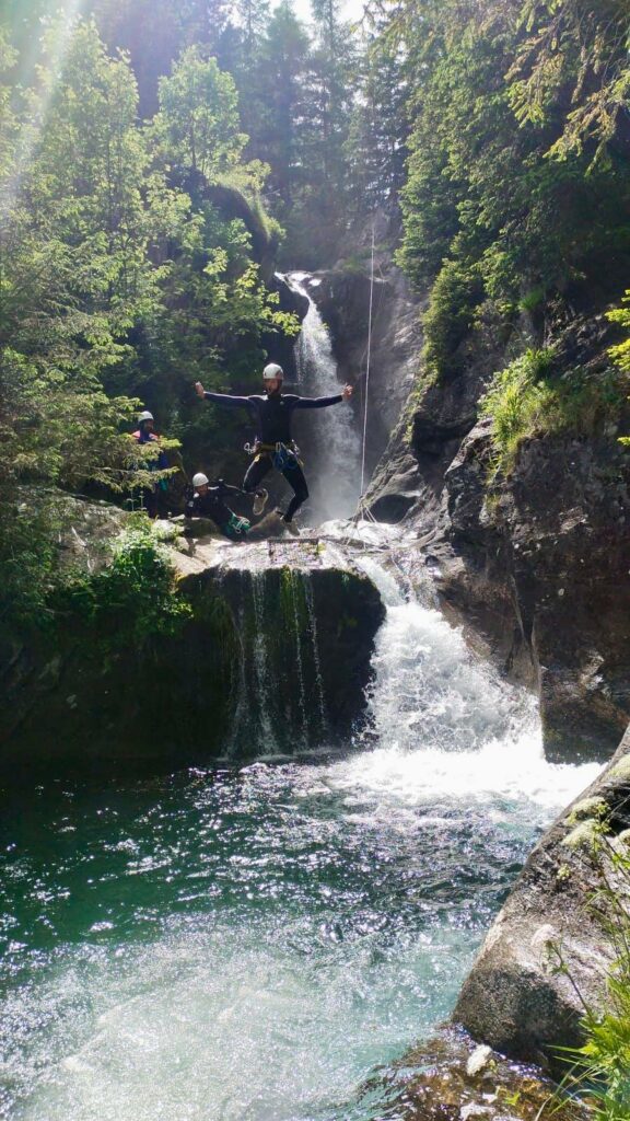 canyon, canyoning, valais,marecottes, martigny, salvan